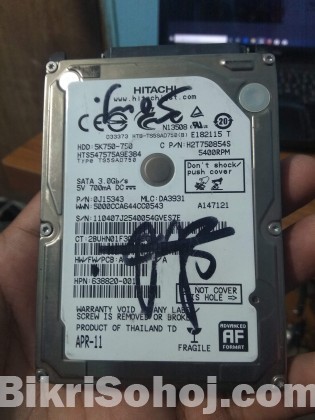 750 GB HDD for Laptop